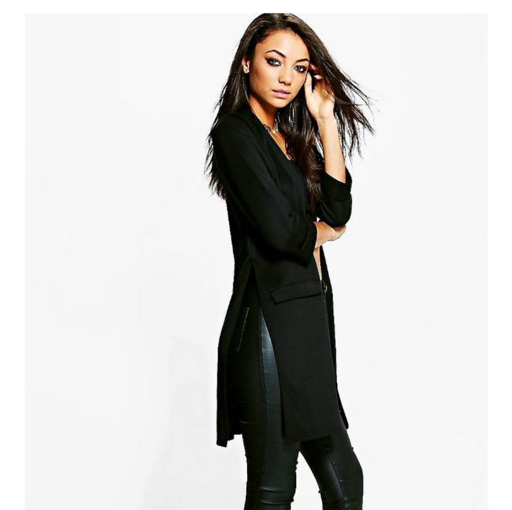 Tall Sadi Pocket Duster Coat - NWOT